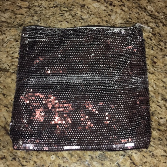 BCBG Generation fold over sequin clutch - Picture 2 of 6